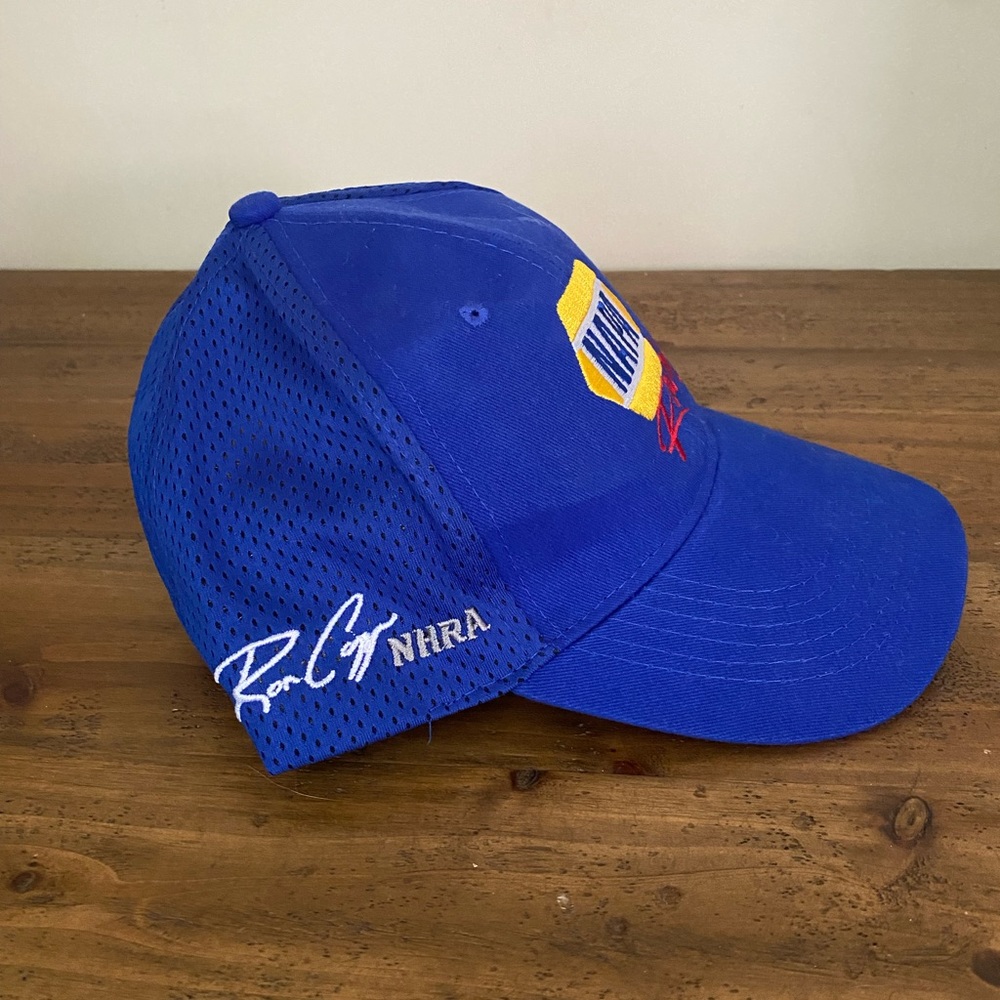 Bill Davis Racing Hat Michael Waltrip NAPA Racing Blue Baseball Cap Strap Back - Picture 2 of 4